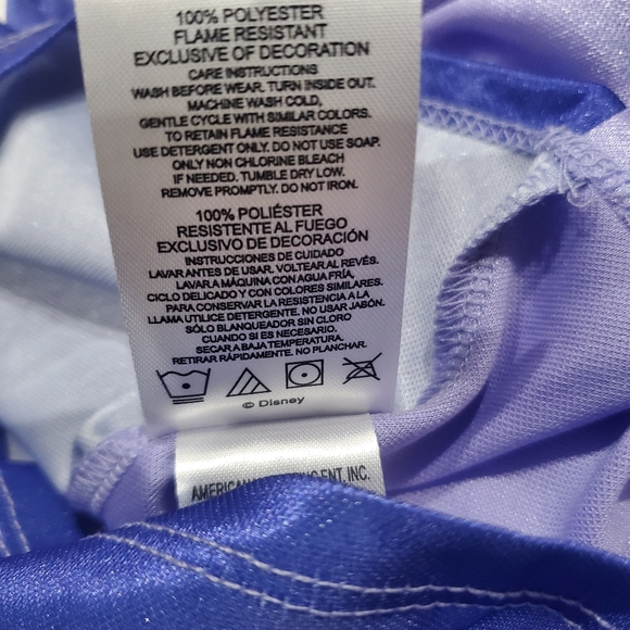 Girl's Disney WISH Fantasy Gown Asha & Star Sleepwear Purple Size 3T NWT - Picture 5 of 6